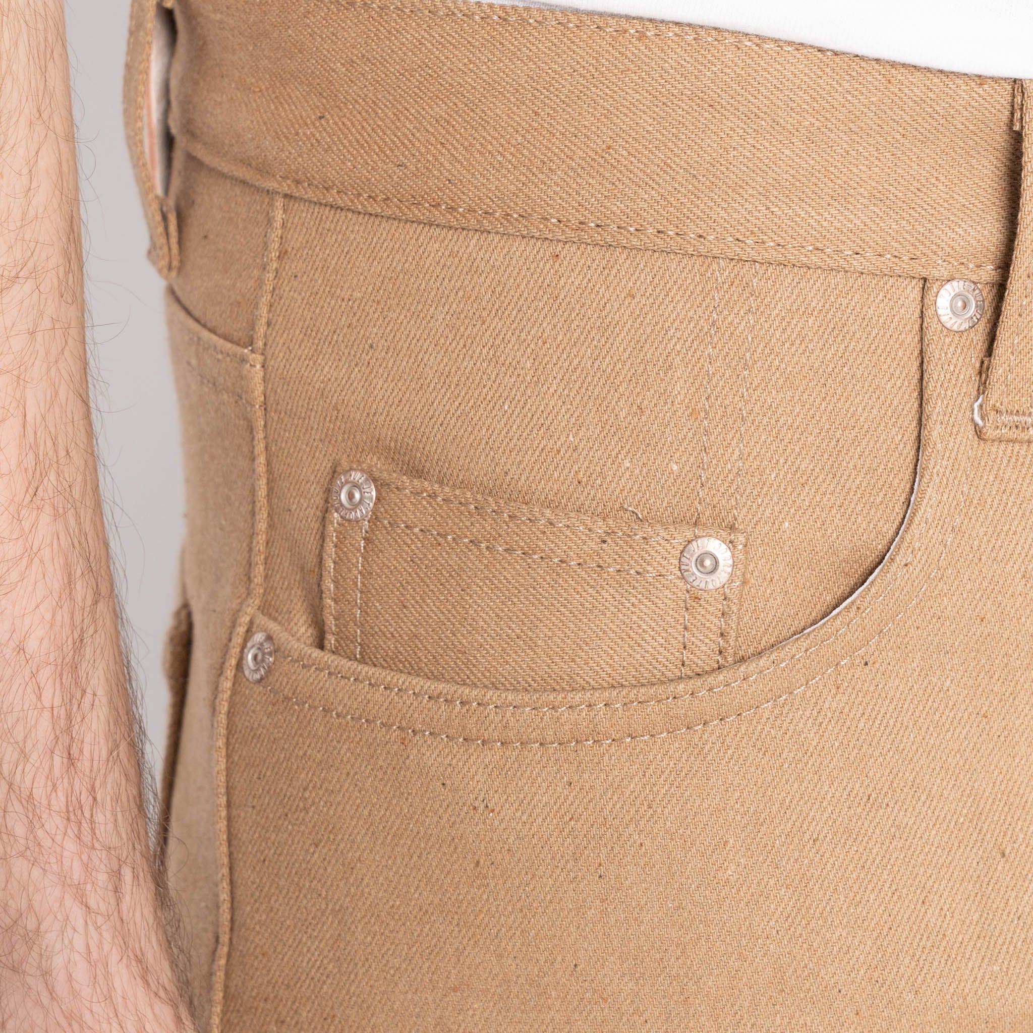 Strong Guy - Brown Fox Selvedge - Brown by Naked & Famous Denim