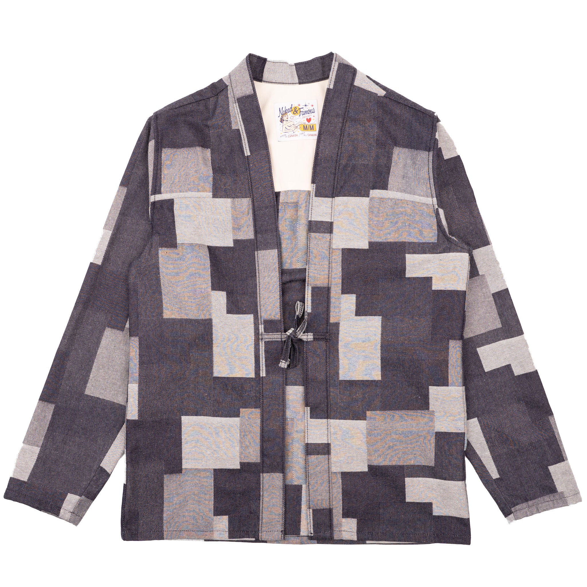 Kimono Shirt - Jacquard Denim - Indigo
