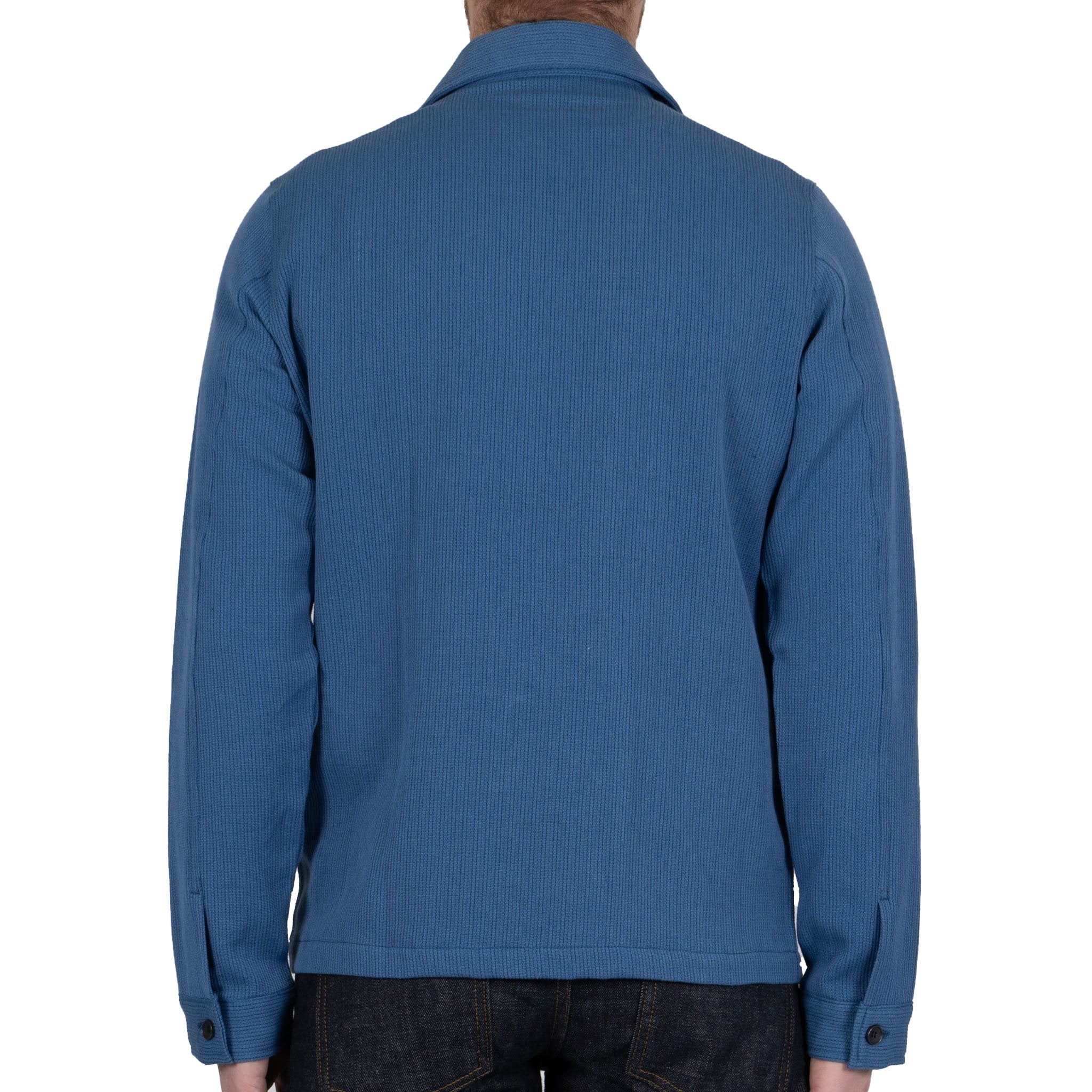 Work Shirt - Loose Weave Dobby - Pale Indigo by Naked & Famous Denim