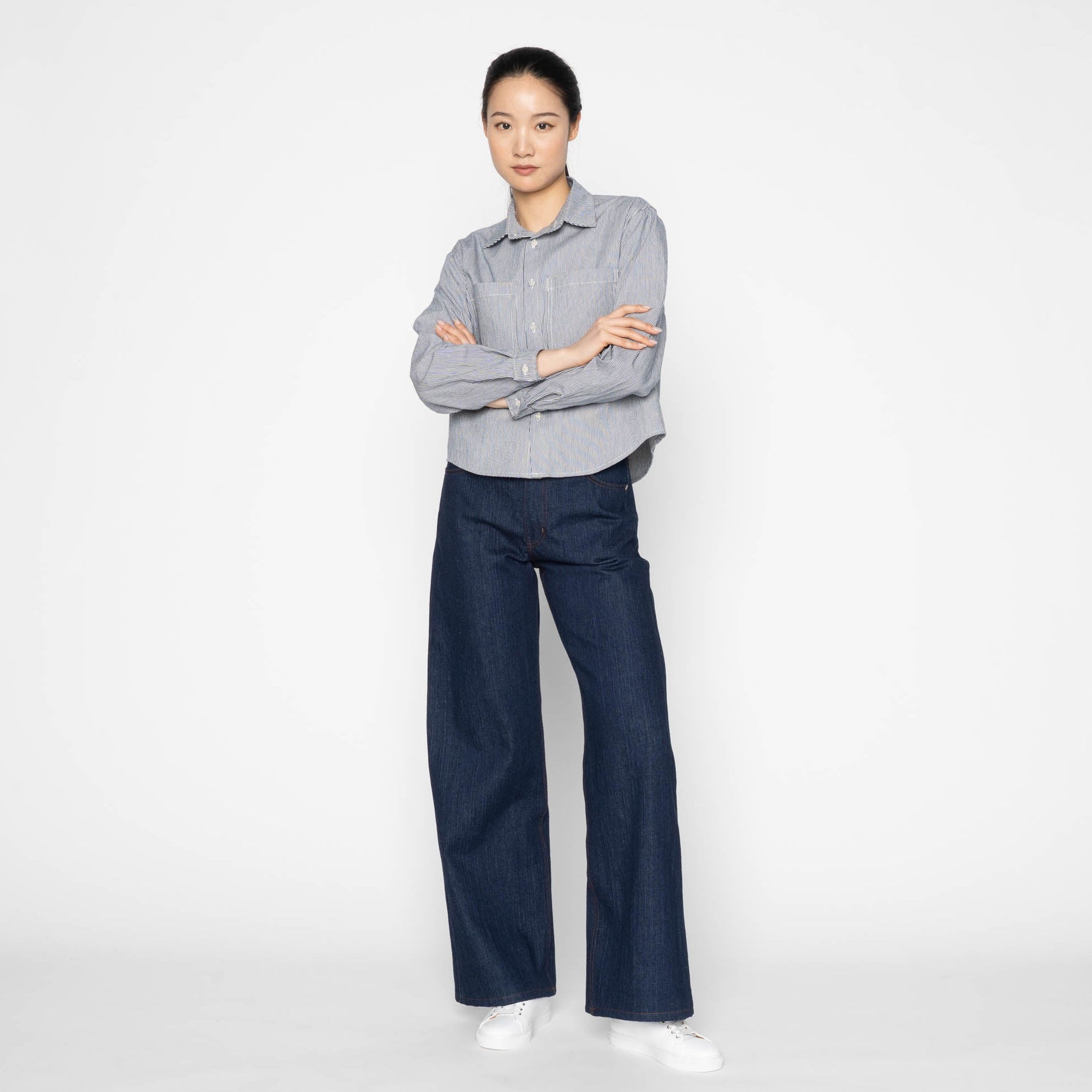 Princeton Shirt - Organic Hickory - Indigo by Naked & Famous Denim