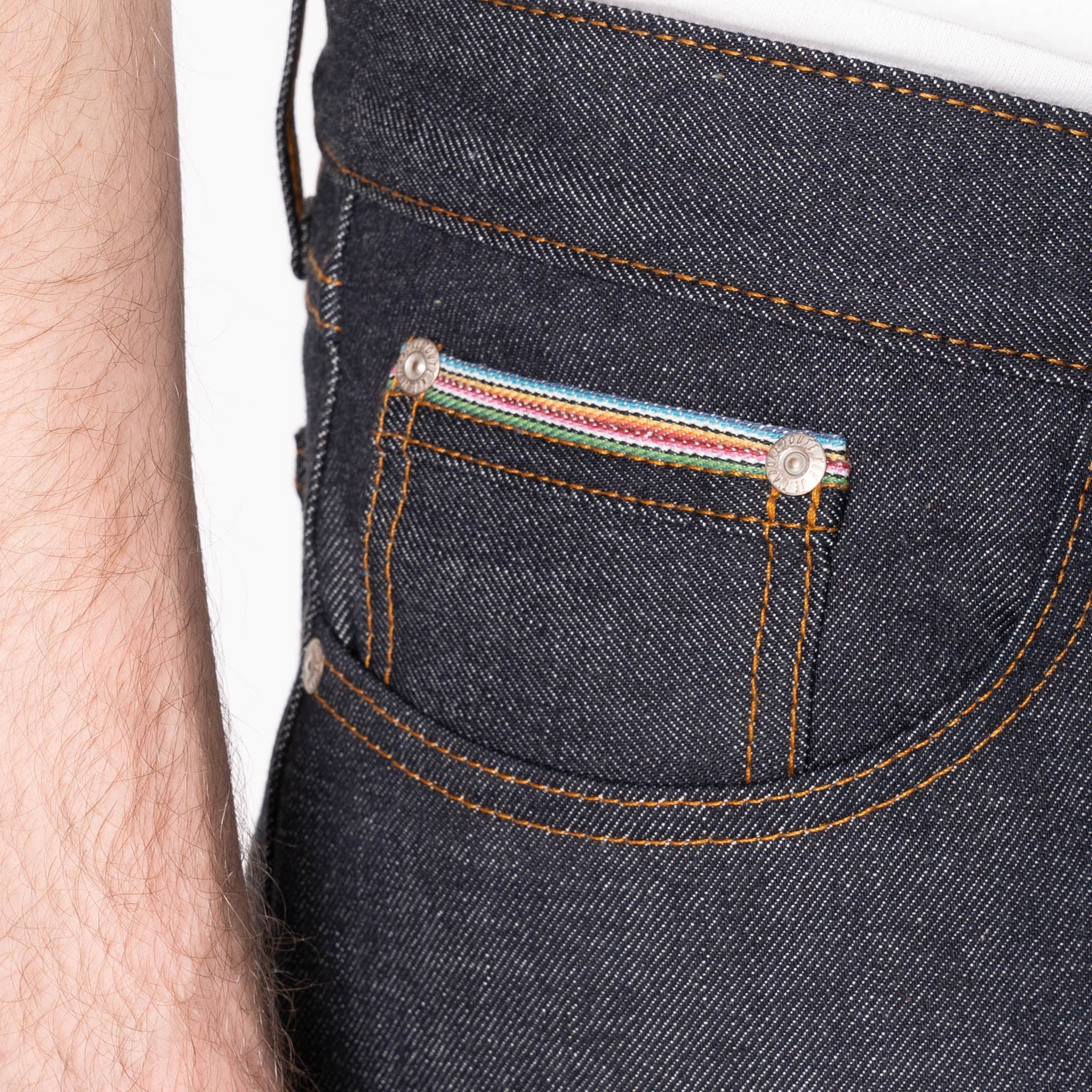 True Guy - Dia De Los Muertos Selvedge - Indigo by Naked & Famous Denim