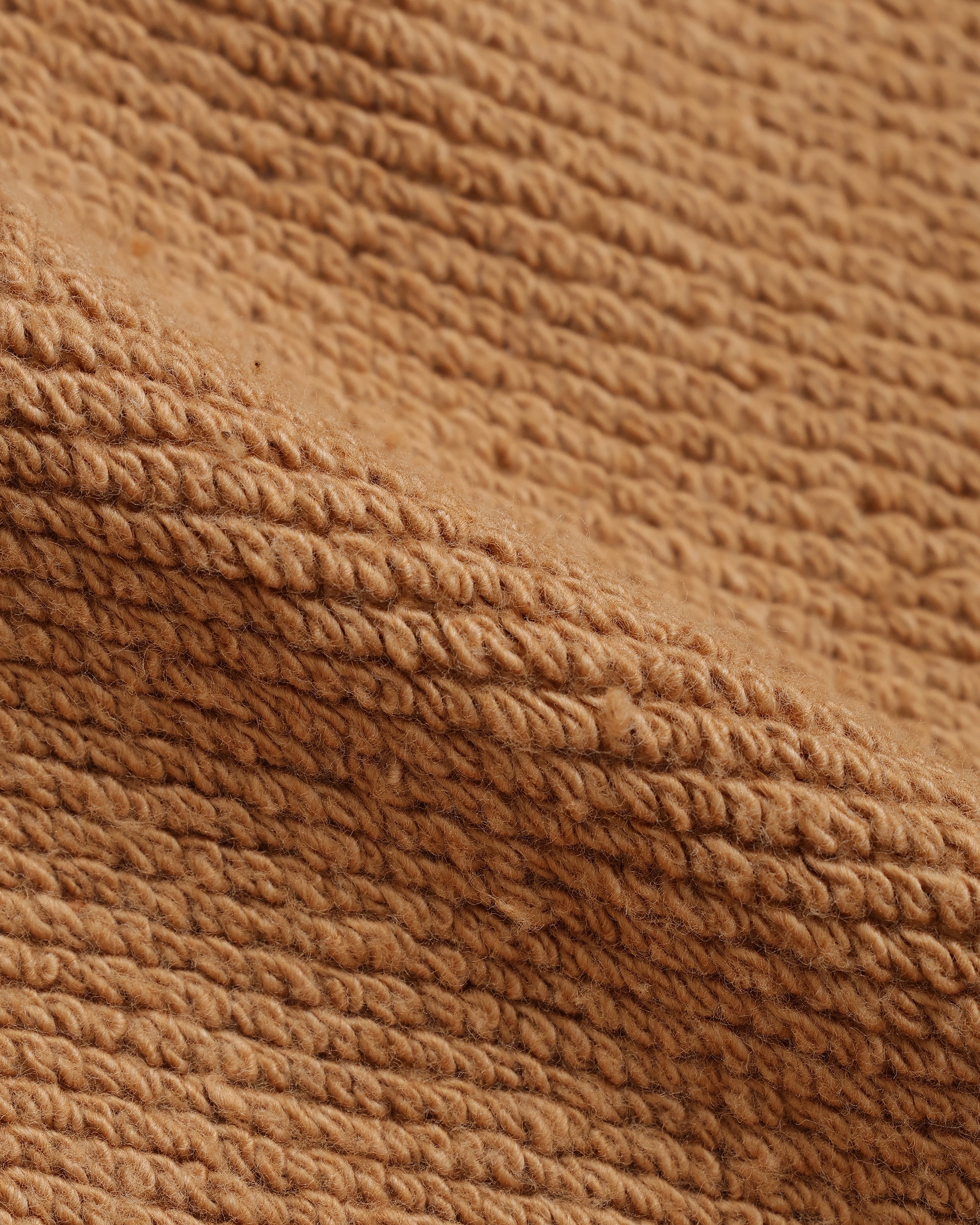 Zip Hoodie - Foxfibre® Double Heavyweight French Terry - Coyote 80 by Wonder Looper
