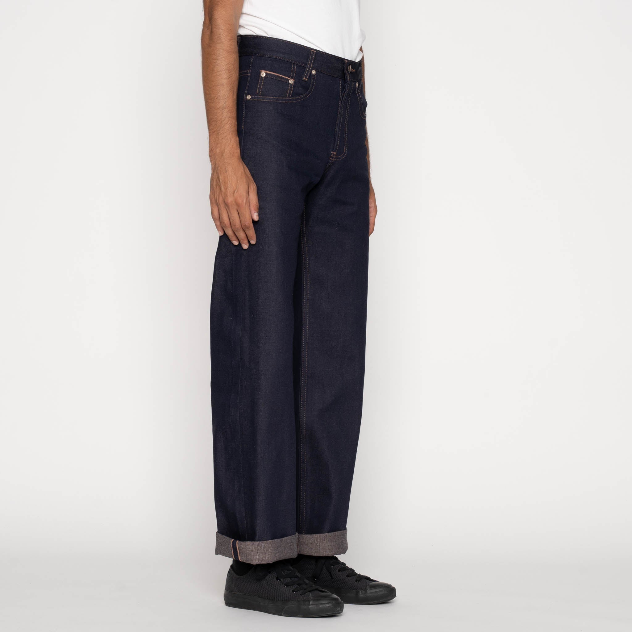 Strong Guy - Coffee Dye Selvedge - Indigo by Naked & Famous Denim