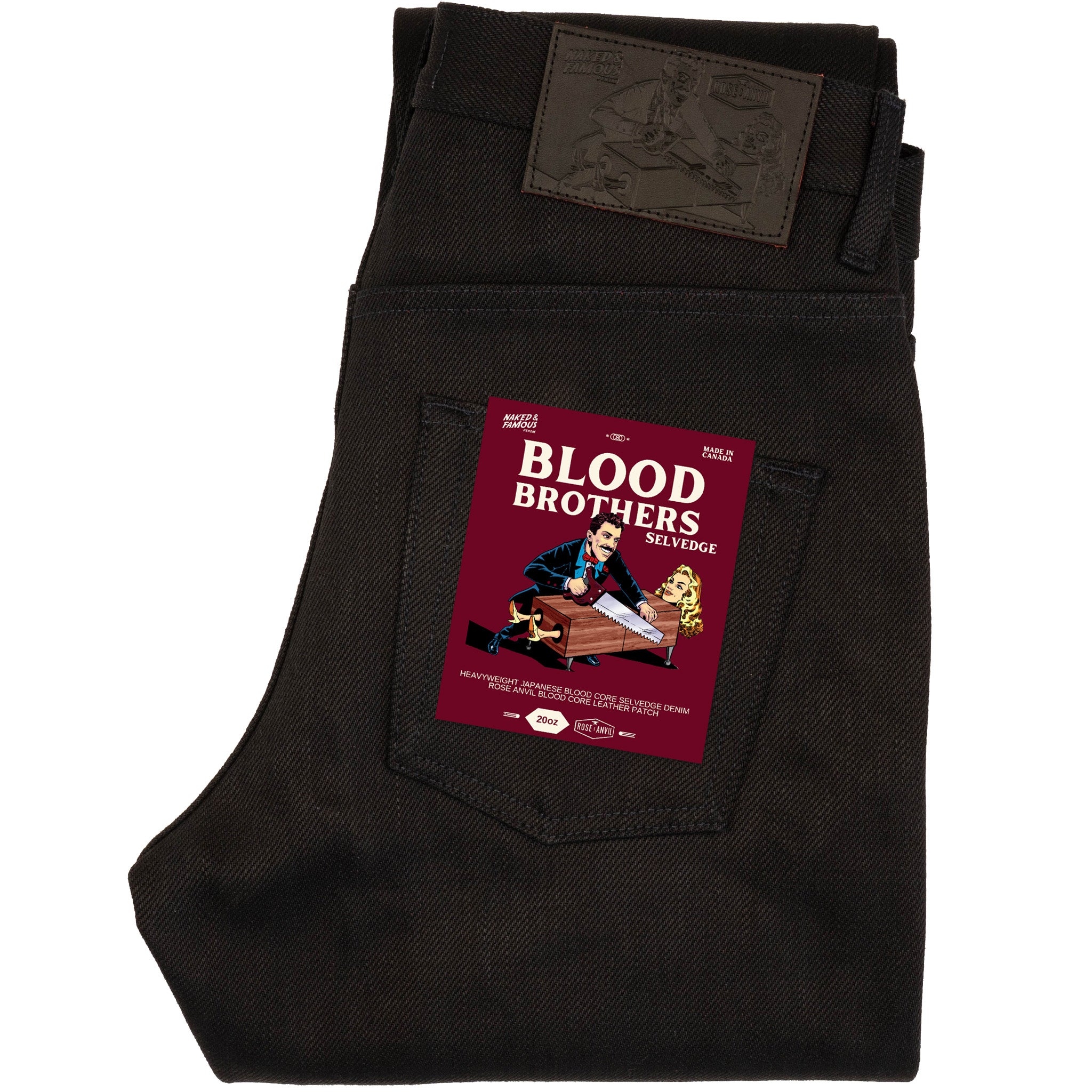 Weird Guy - Blood Brothers Selvedge - Indigo x Black