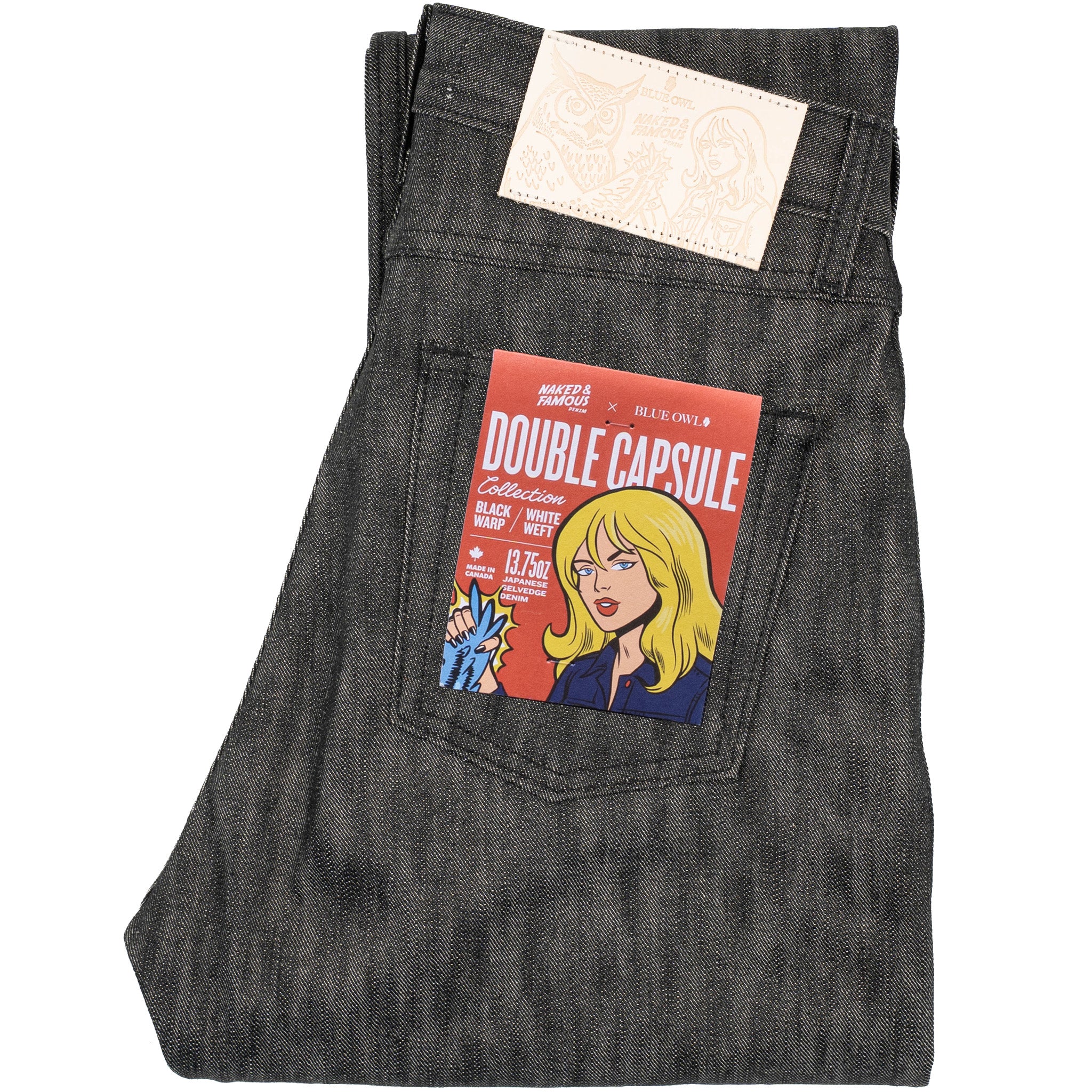 True Guy  -  Double Capsule - Black Warp / White Weft Selvedge