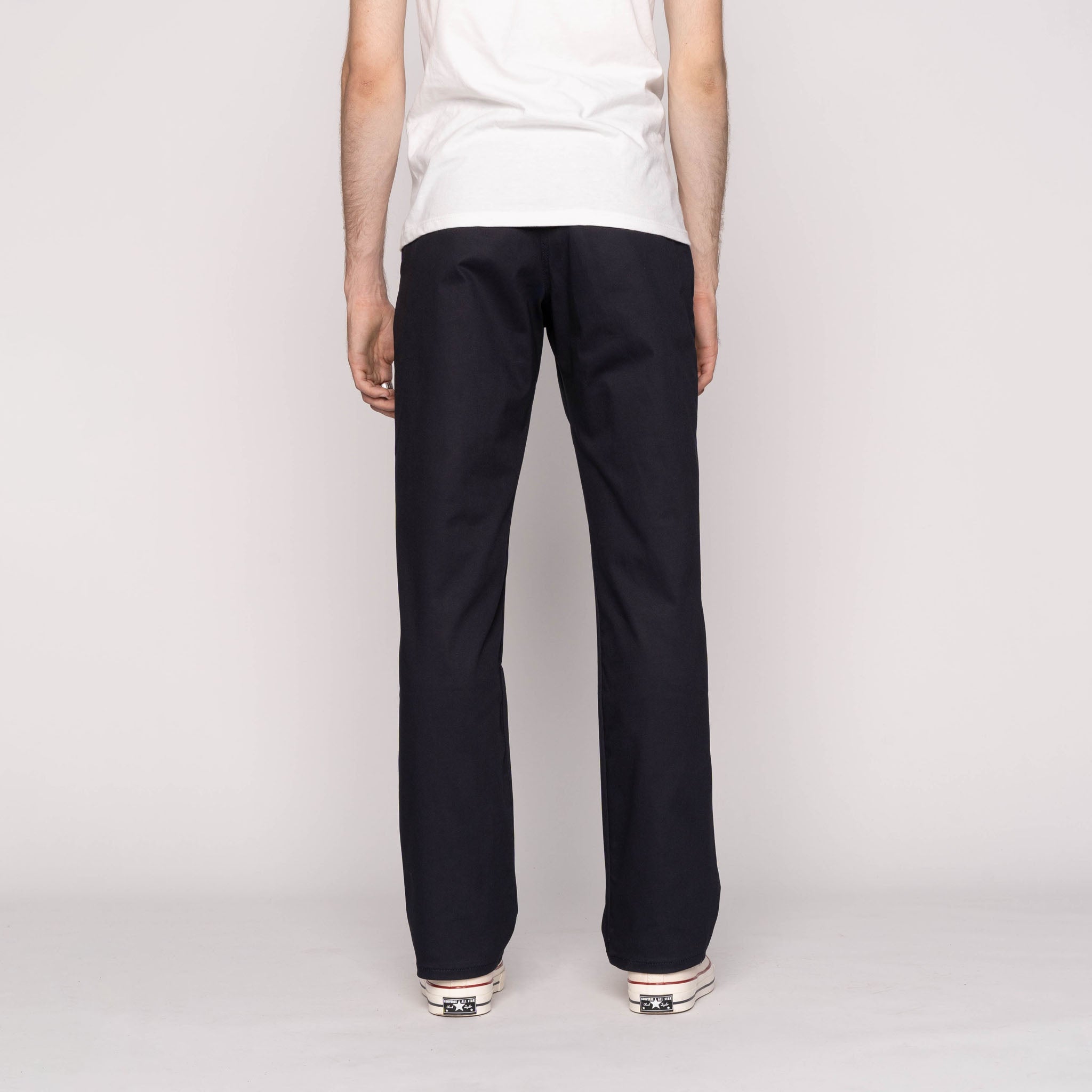 Straight Chino - Navy Stretch Twill by Naked & Famous Denim
