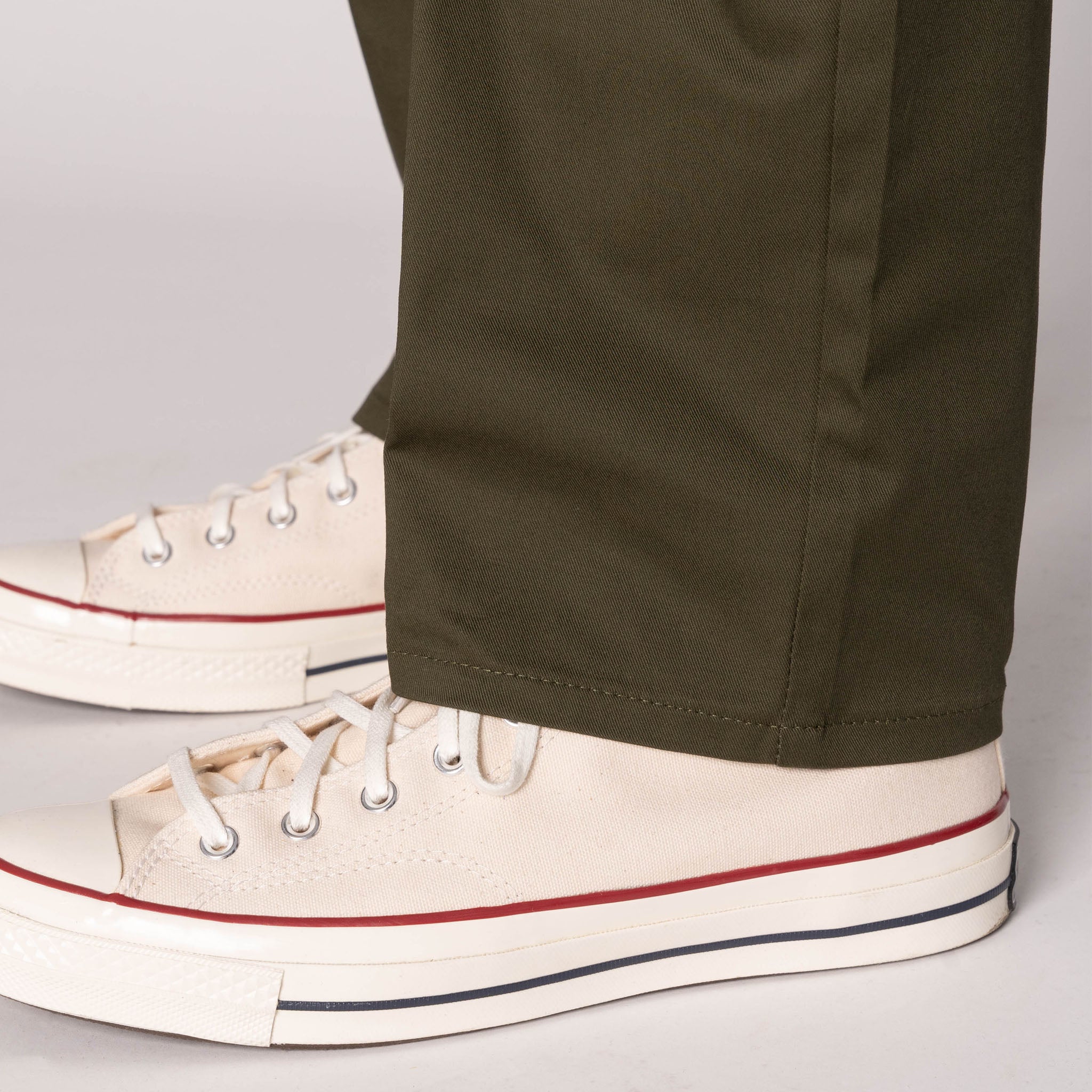 Straight Chino - Green Stretch Twill by Naked & Famous Denim