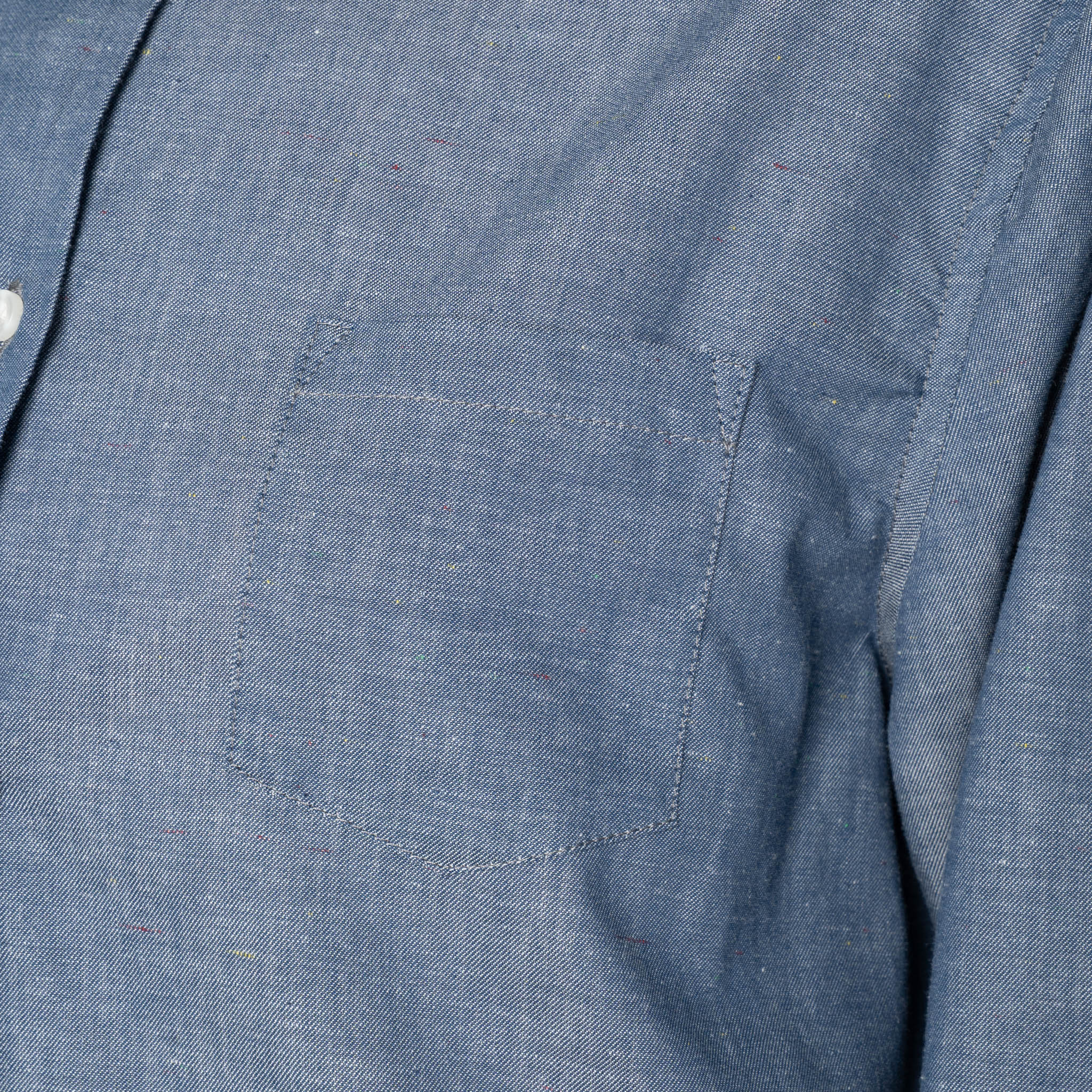 Judy - Chambray with Multicolor Neps - Blue by Naked & Famous Denim