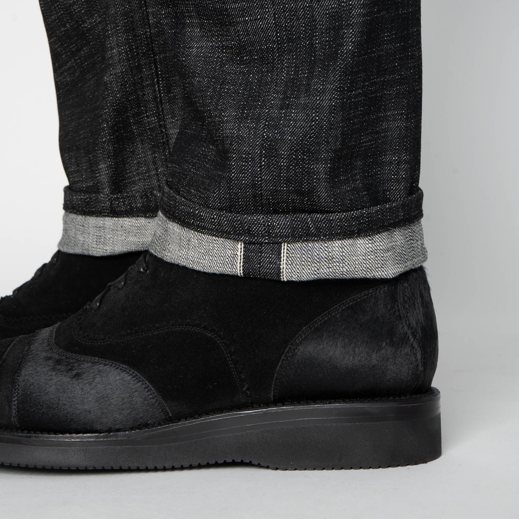 Weird Guy - 1954 Godzilla Selvedge - Black by Naked & Famous Denim