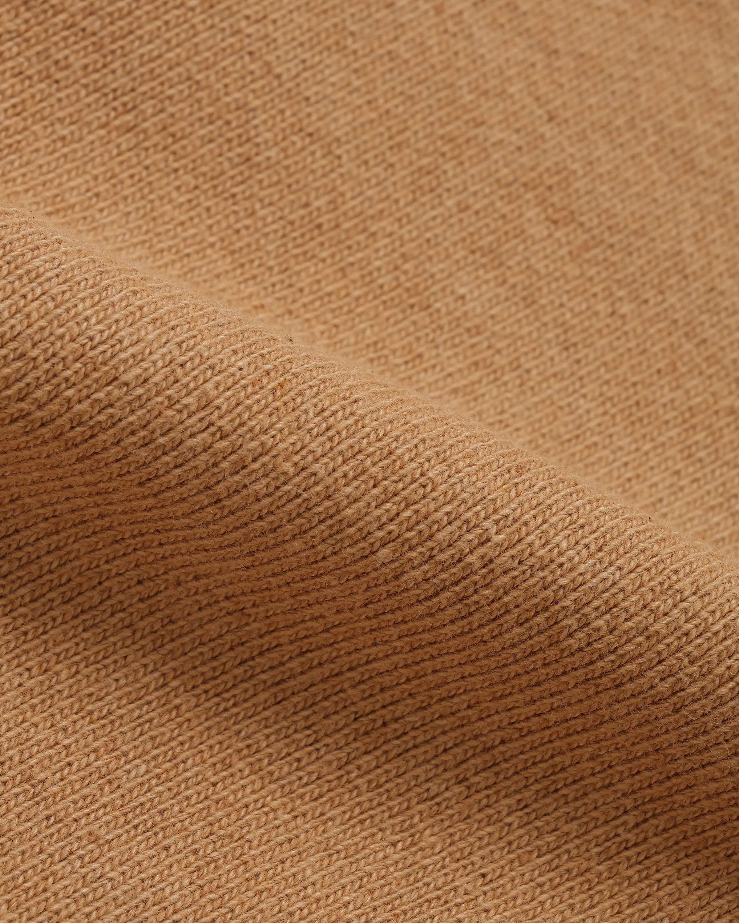 Pullover Crewneck - Foxfibre® Double Heavyweight French Terry - Coyote 80 by Wonder Looper