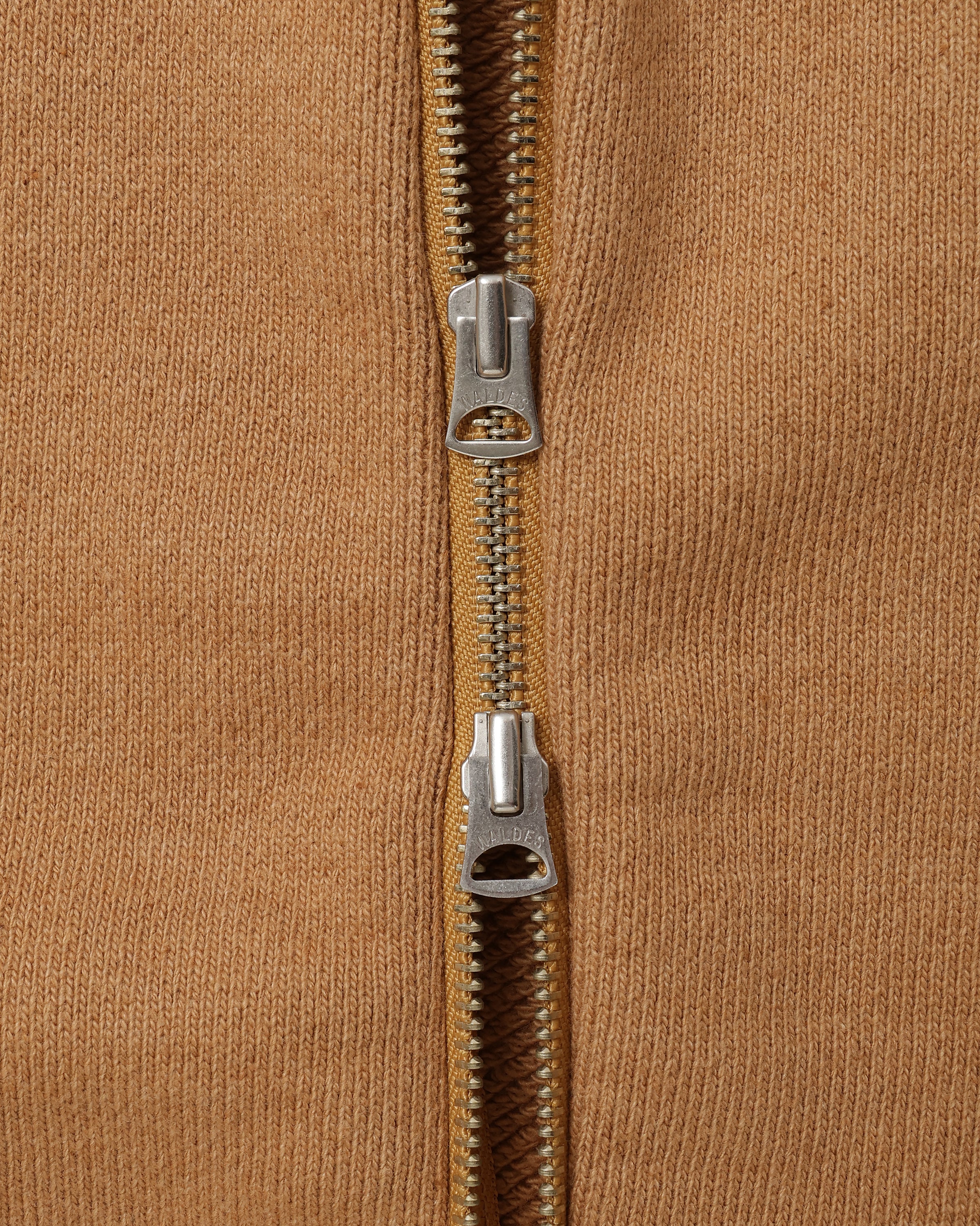 Zip Hoodie - Foxfibre® Double Heavyweight French Terry - Coyote 80 by Wonder Looper